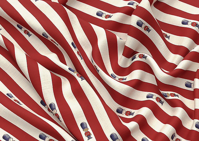 Kings Breakfast, Stripe Kingsmen - Made to Measure Curtains - Image 4